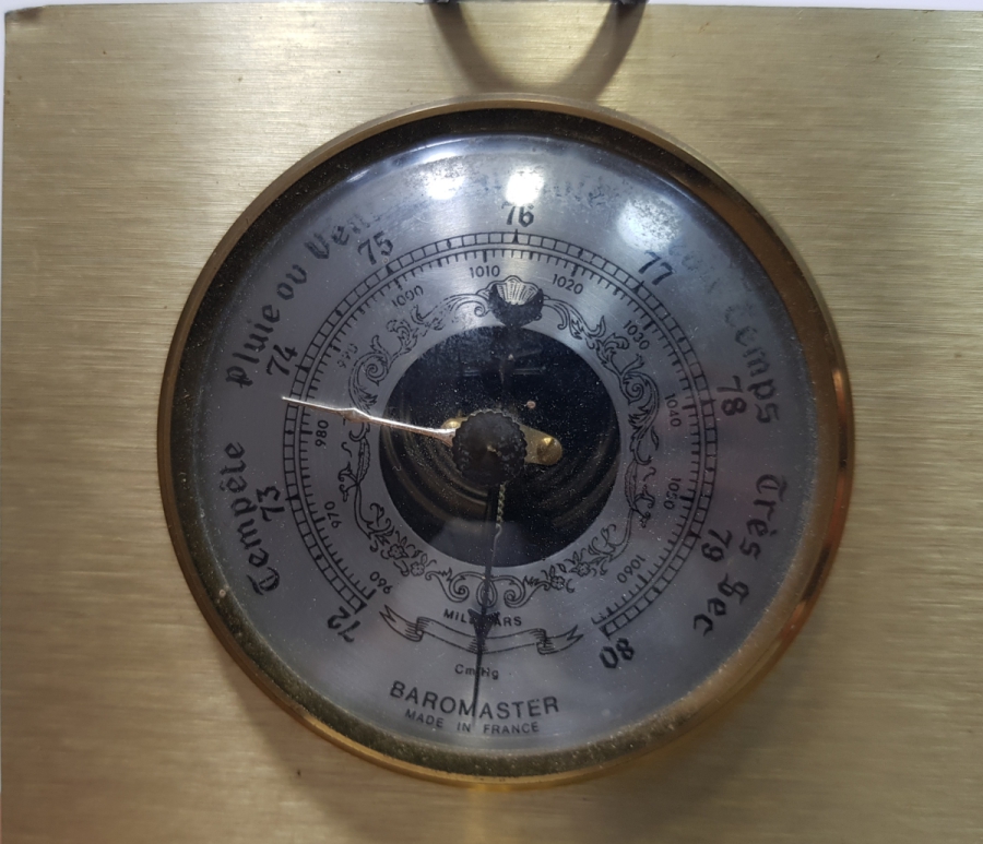 ANTİKA FRANSIZ YAPIMI BAROMETRE VE TERMOMETRE