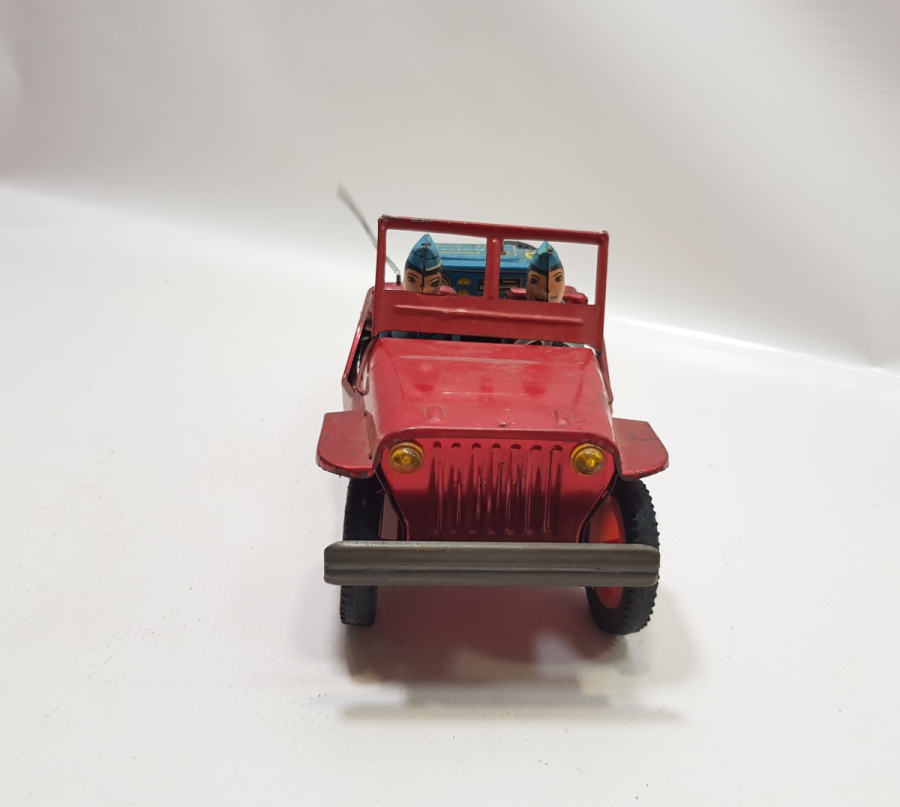 ALASYA RADAR JEEP TENEKE OYUNCAK ARABA