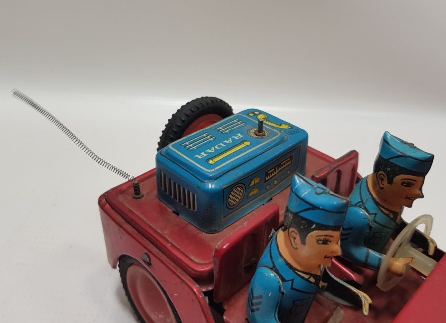 ALASYA RADAR JEEP TENEKE OYUNCAK ARABA