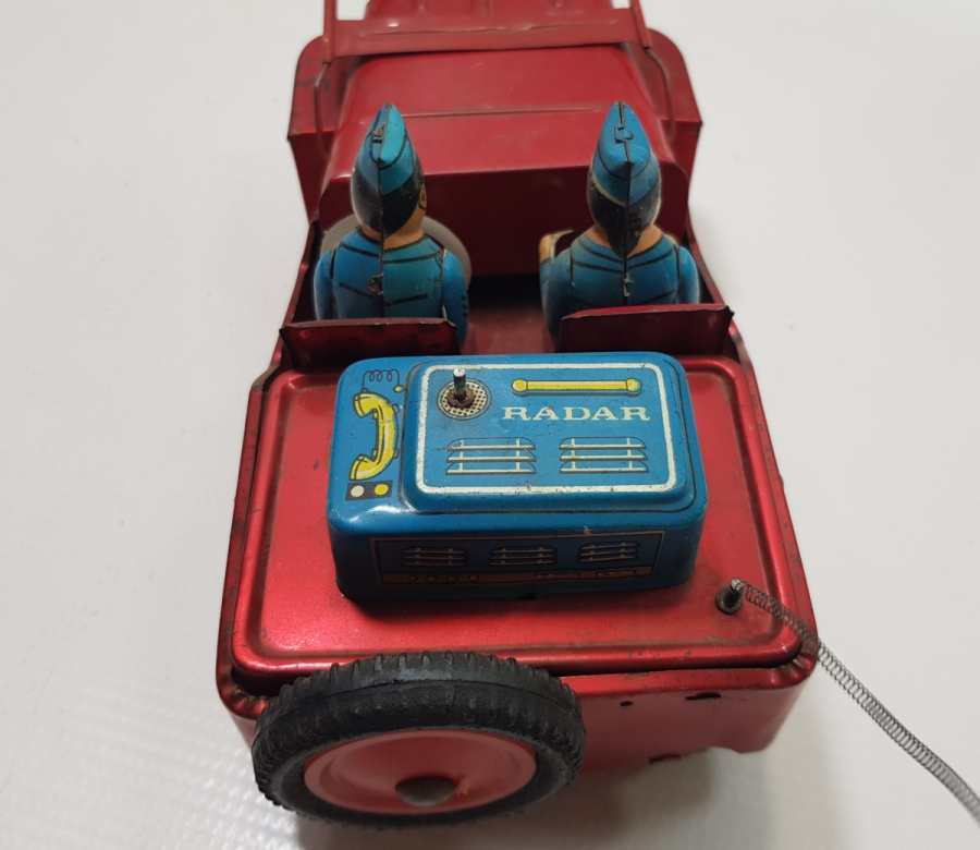 ALASYA RADAR JEEP TENEKE OYUNCAK ARABA