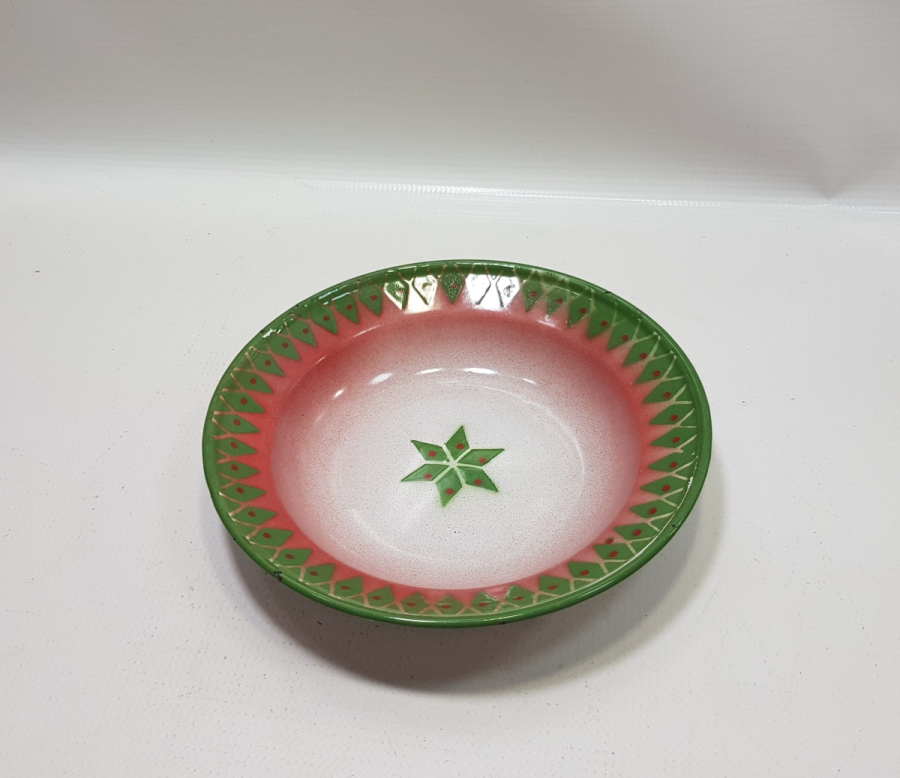 OSMANLI YILDIZLI EMAYE TABAK