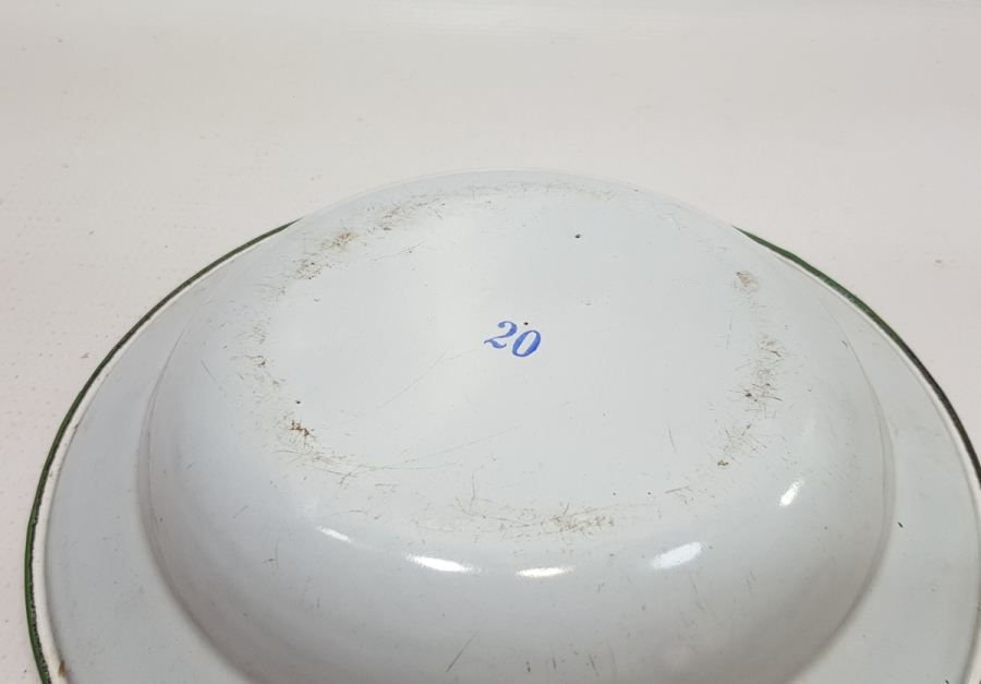 OSMANLI YILDIZLI EMAYE TABAK