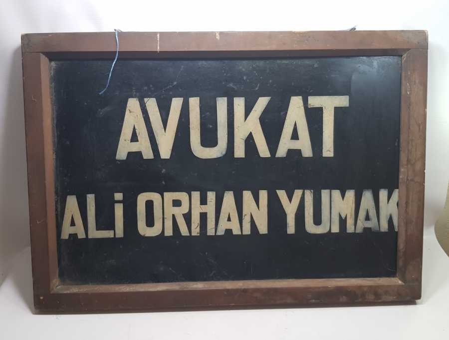 ANTİKA AVUKAT TABELASI