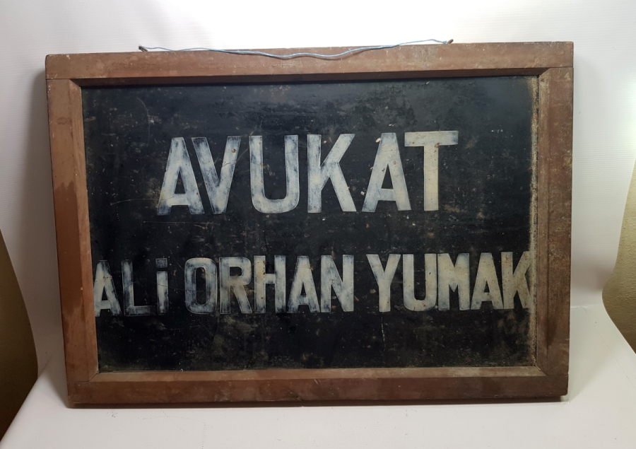 ANTİKA AVUKAT TABELASI