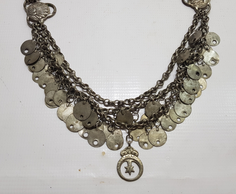 OSMANLI DÖNEMİ AY YILDIZ SÜSLEMELİ NADİR GÜMÜŞ AT DÖŞLÜĞÜ