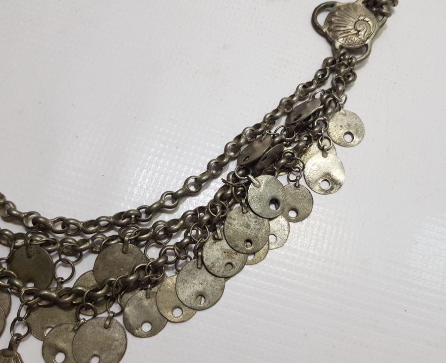 OSMANLI DÖNEMİ AY YILDIZ SÜSLEMELİ NADİR GÜMÜŞ AT DÖŞLÜĞÜ