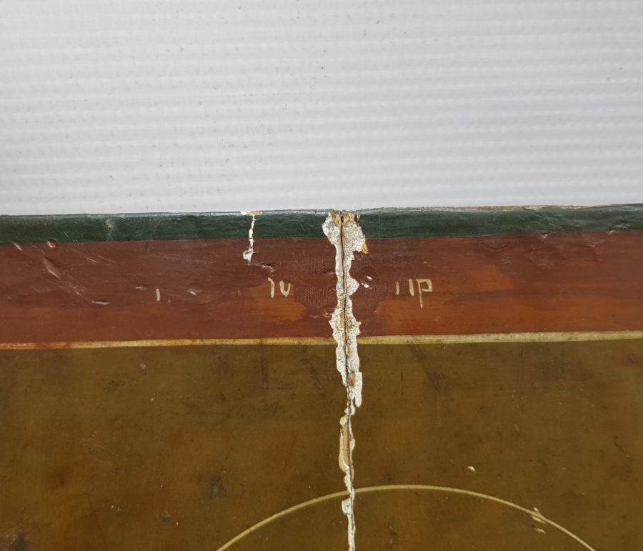 OSMANLI DÖNEMİ RUM İŞİ ÇOK FARKLI FORMDA EL BOYAMA İKONA