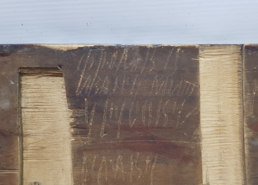 OSMANLI DÖNEMİ RUM İŞİ ÇOK FARKLI FORMDA EL BOYAMA İKONA