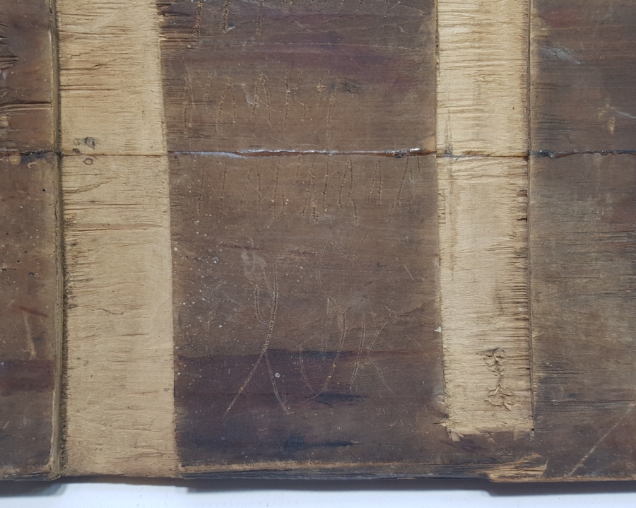 OSMANLI DÖNEMİ RUM İŞİ ÇOK FARKLI FORMDA EL BOYAMA İKONA