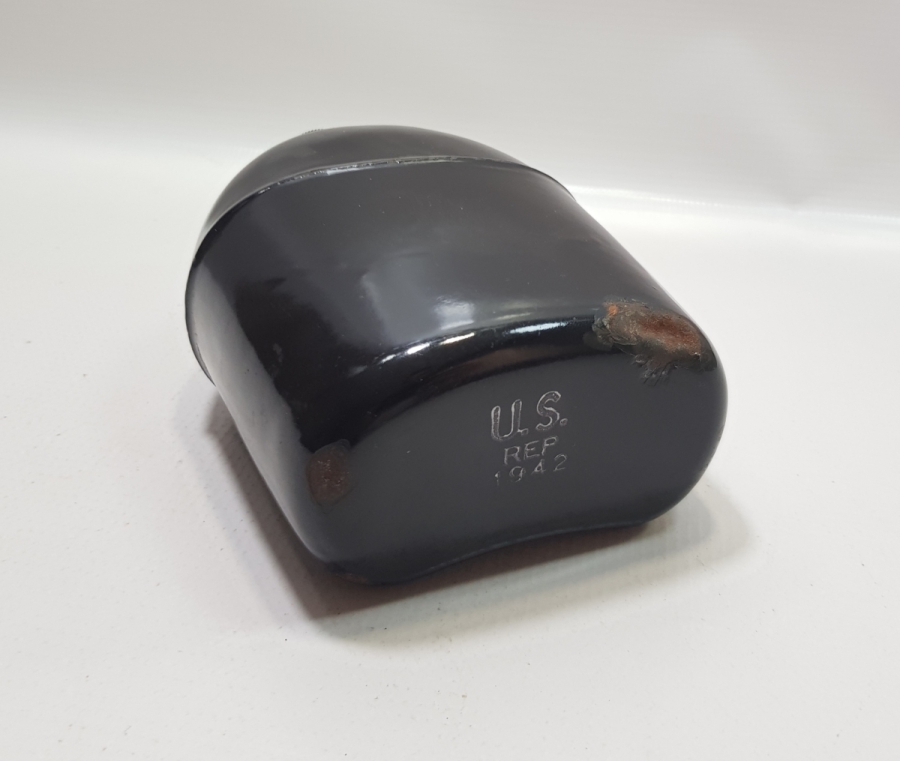 2. DÜNYA SAVAŞI 1942 TARİHLİ EMAYE AMERİKAN ASKERİ MATARASI