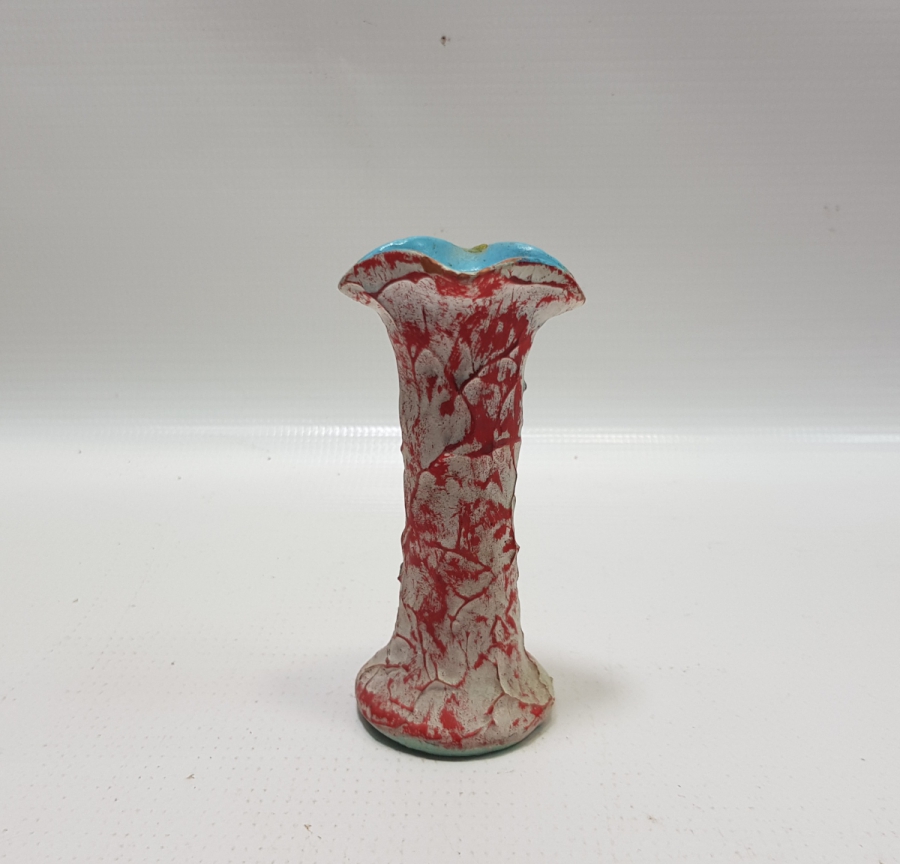 RUMCA XIOS YAZILI ADA İŞİ MİNİ SEAMİK VAZO