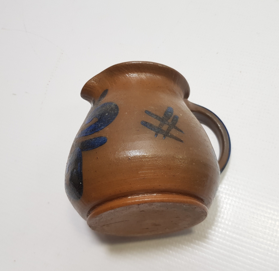 ANTİKA EL BOYAMA SERAMİK SÜTLÜK