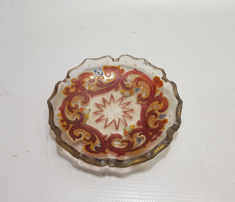 OSMANLI DÖNEMİ KRİSTAL İKRAM TABAĞI