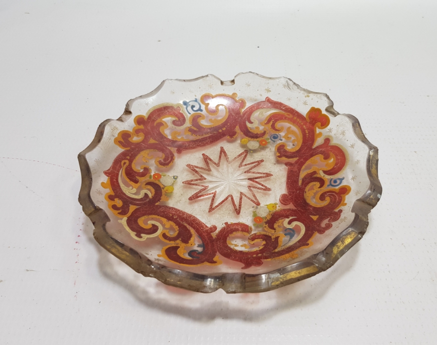 OSMANLI DÖNEMİ KRİSTAL İKRAM TABAĞI