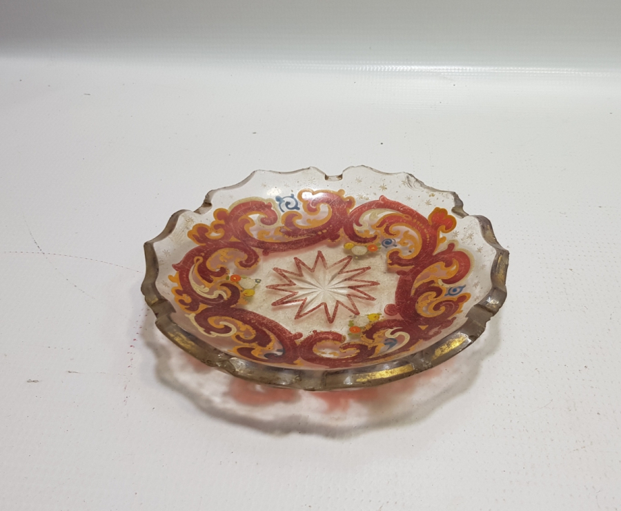 OSMANLI DÖNEMİ KRİSTAL İKRAM TABAĞI