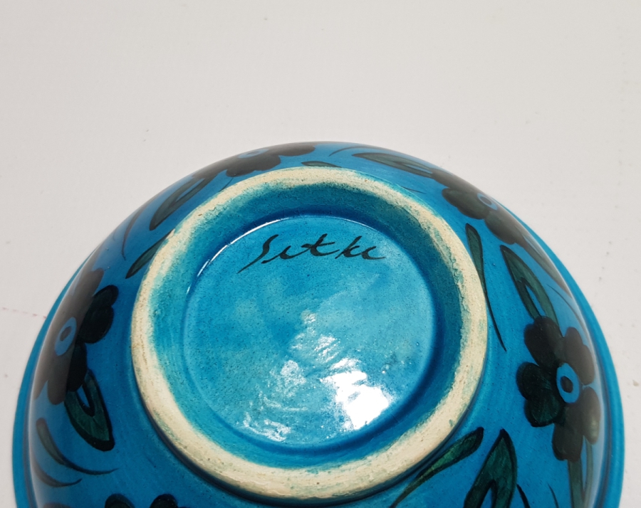 SITKI İMZALI KÜTAHYA SERAMİK KASE