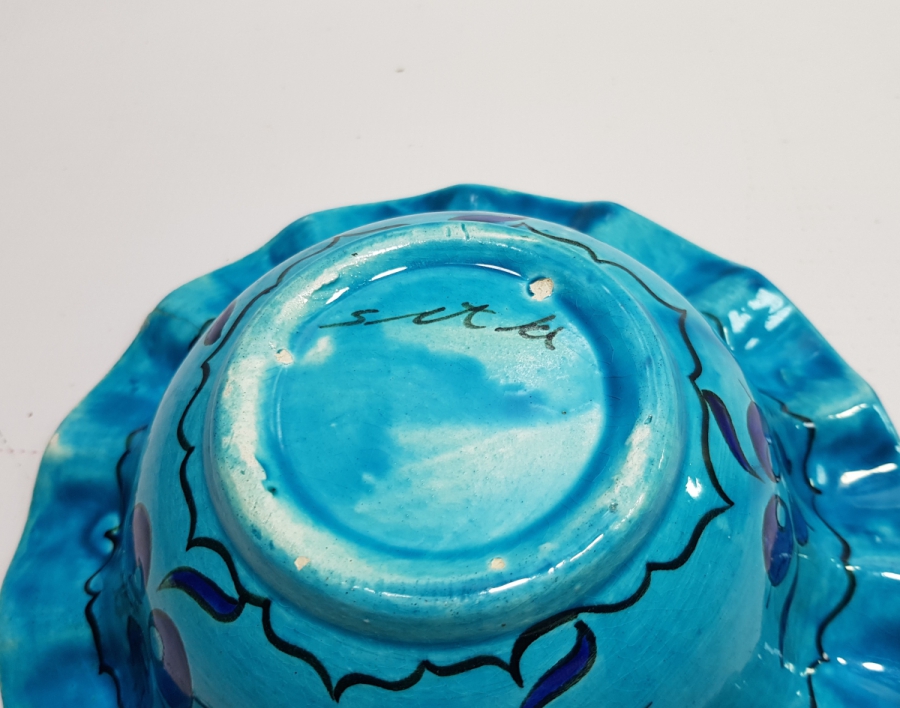 SITKI İMZALI KÜTAHYA SERAMİK KASE