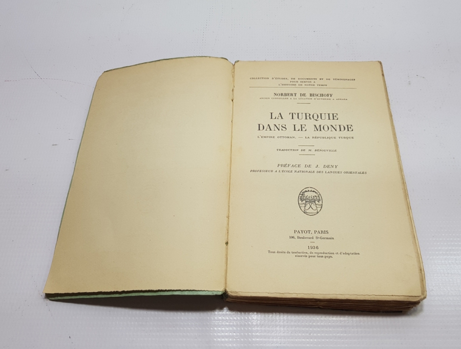 OSMANLI DEVLETİNDEN TÜRKİYE CUMHURİYETİNE FRANSIZCA KİTAP