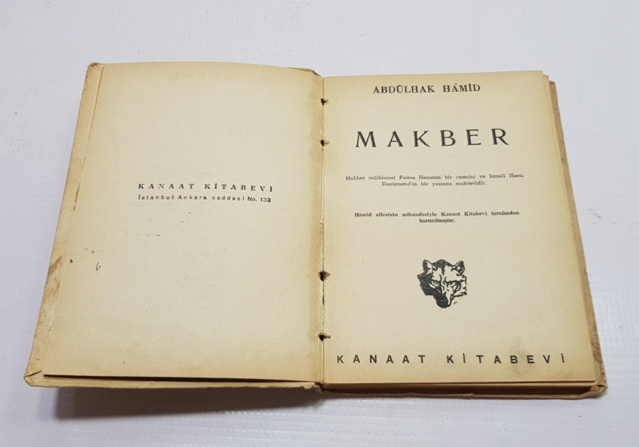 KİTAP: 1944 ABDÜLHAK HAMİT TARHAN - MAKBER