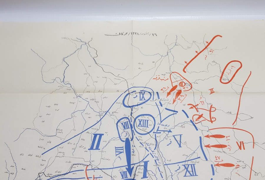 OSMANLICA BÜYÜK TAARRUZ KROKİSİ