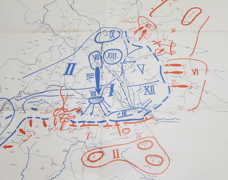 OSMANLICA BÜYÜK TAARRUZ KROKİSİ