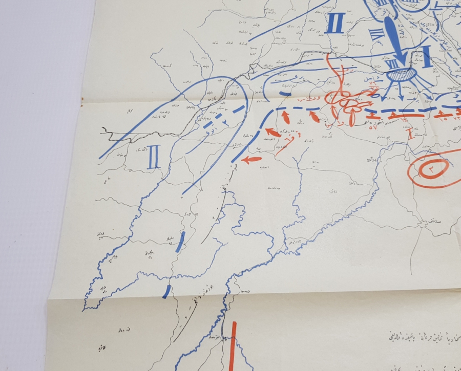 OSMANLICA BÜYÜK TAARRUZ KROKİSİ