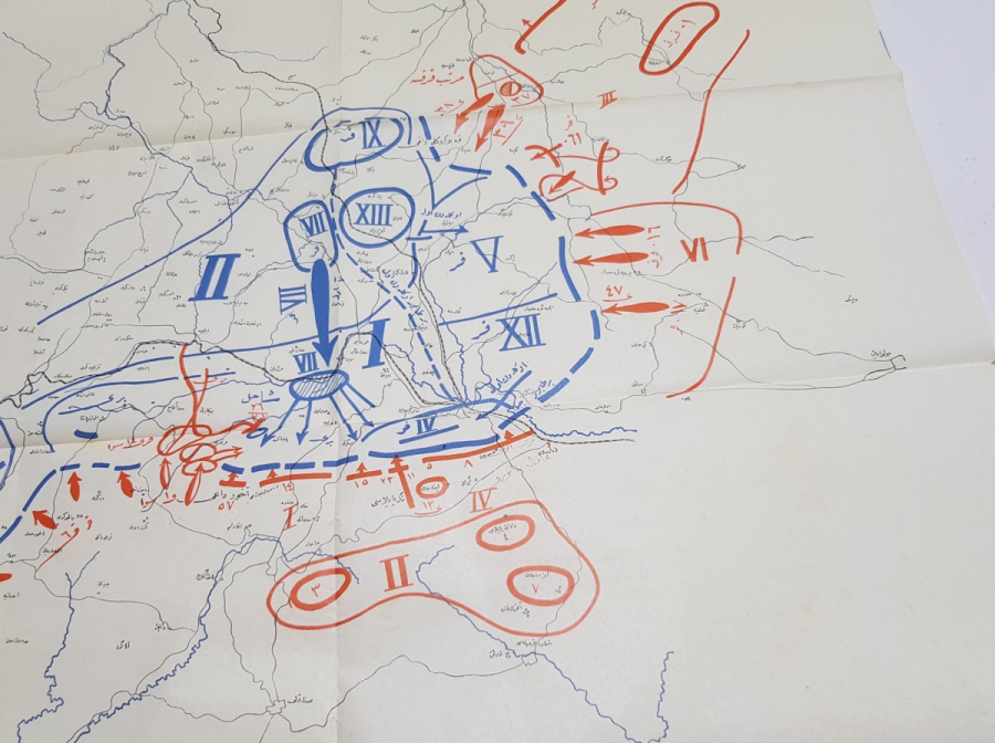 OSMANLICA BÜYÜK TAARRUZ KROKİSİ