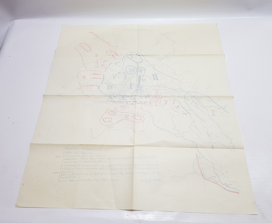 OSMANLICA BÜYÜK TAARRUZ KROKİSİ