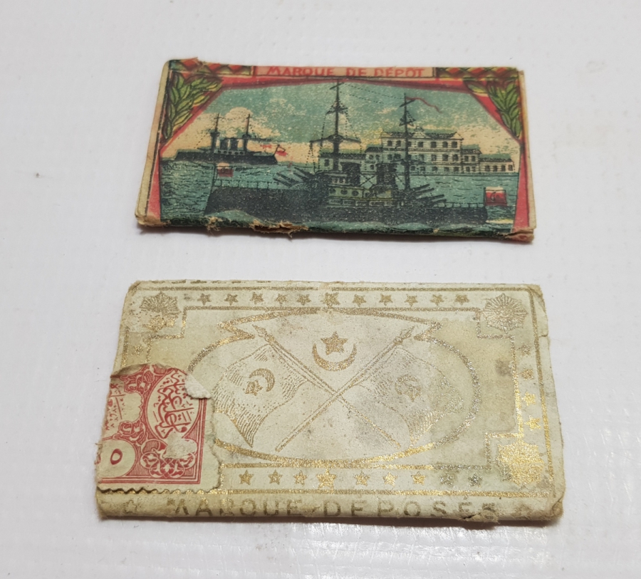 OSMANLI DÖNEMİ ÇOK NADİR SİGARA KAĞITLARI