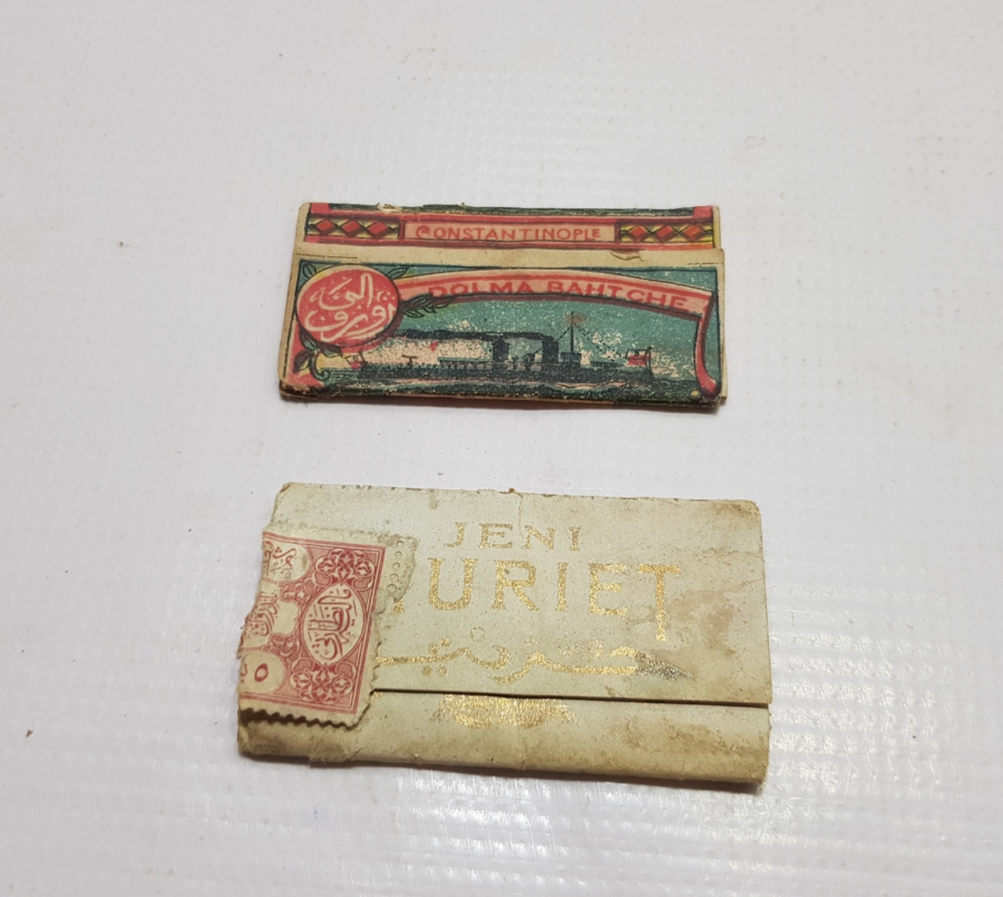 OSMANLI DÖNEMİ ÇOK NADİR SİGARA KAĞITLARI