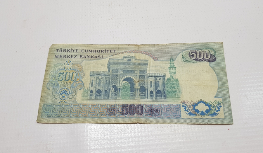 6. EMİSYON 500 LİRA KAĞIT PARA