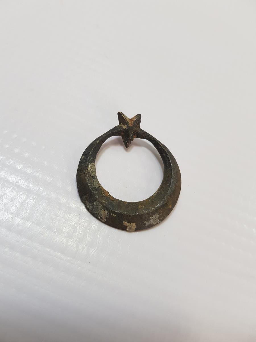 1. DÜNYA SAVAŞI DÖNEMİ AY YILDIZLI SUBAY ŞAPKA KOKARTI