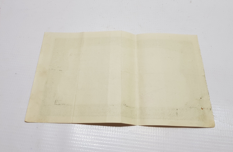 OSMANLICA ZİRAAT BANKASI ÇEK