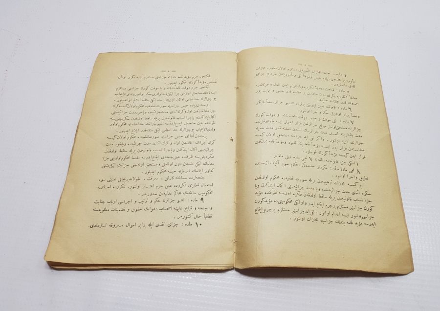 OSMANLICA KİTAP: KANUNU CEZA