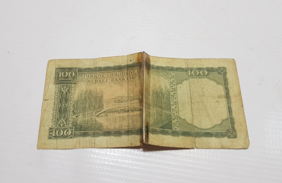 5. EMİSYON 100 LİRA NADİR KAĞIT PARA