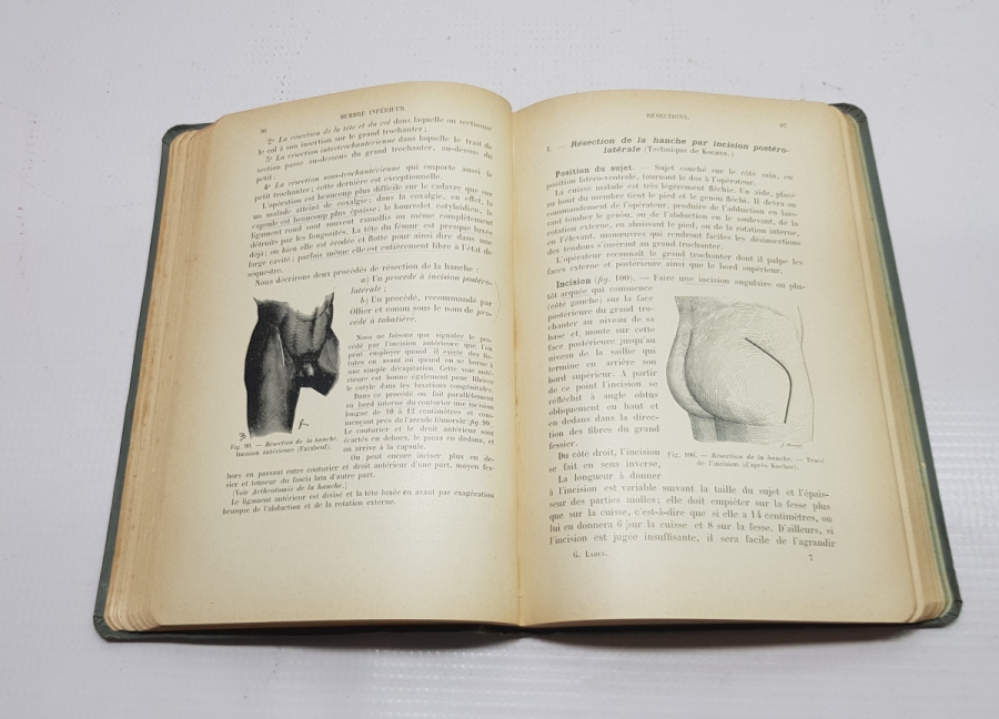 TIP TARİHİ: 1904 FRANSIZCA DOKTOR AMELİYAT KİTABI