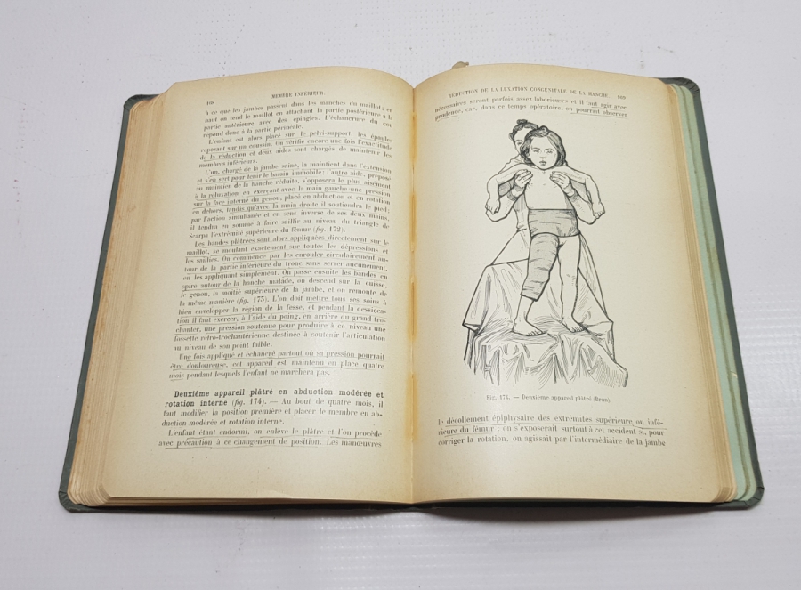 TIP TARİHİ: 1904 FRANSIZCA DOKTOR AMELİYAT KİTABI