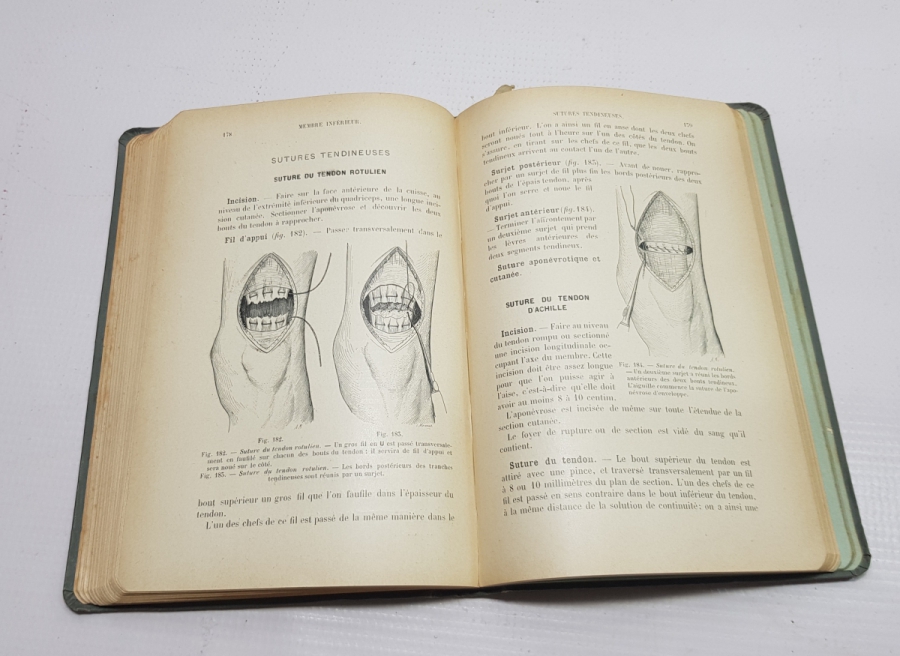 TIP TARİHİ: 1904 FRANSIZCA DOKTOR AMELİYAT KİTABI