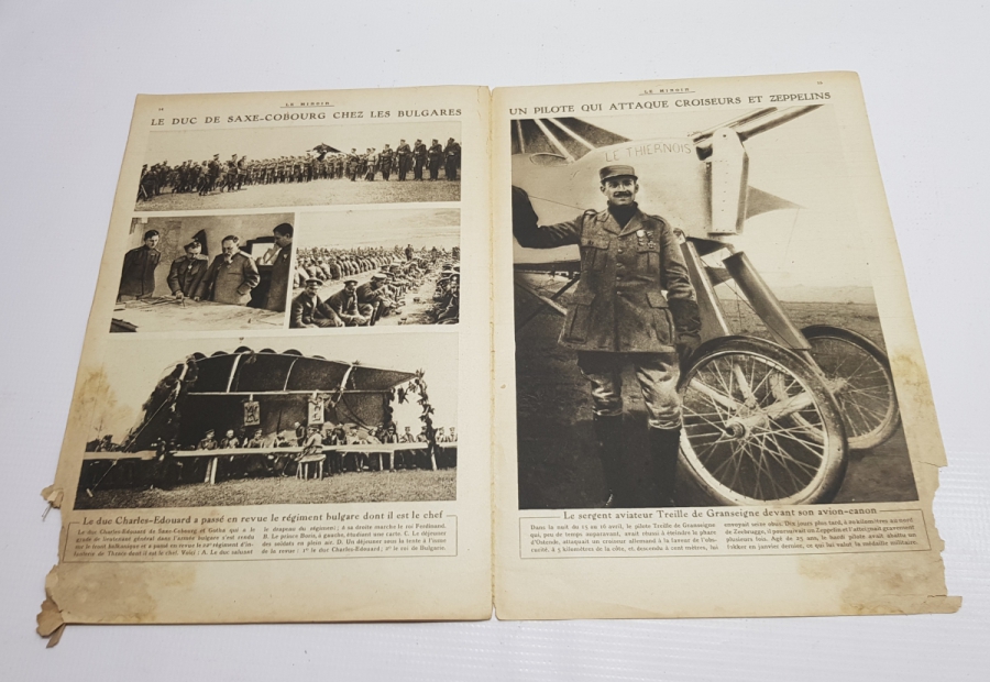 1. DÜNYA SAVAŞI 1916 TARİHLİ LE MİROİR DERGİSİ