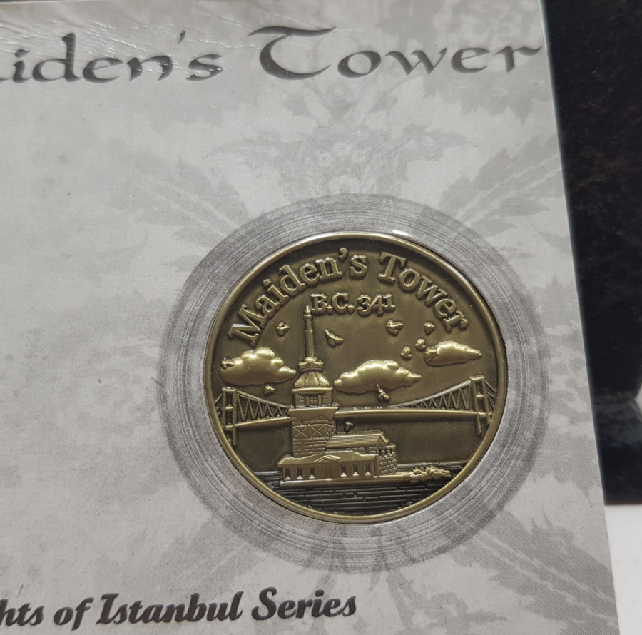 KIZ KULESİ HATIRA MADALYA