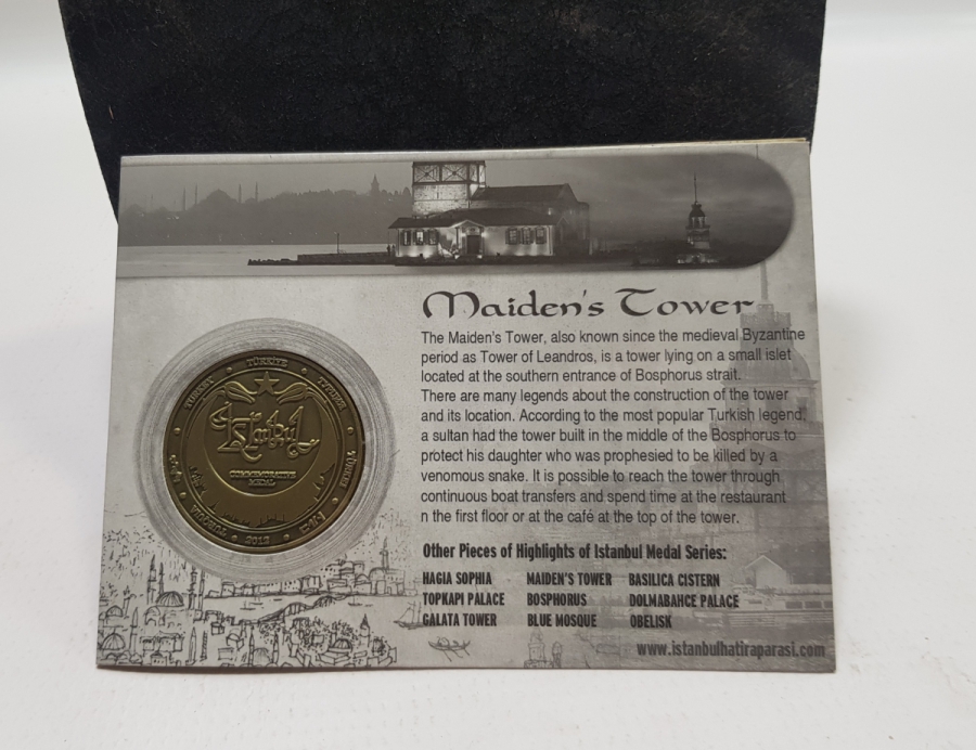 KIZ KULESİ HATIRA MADALYA