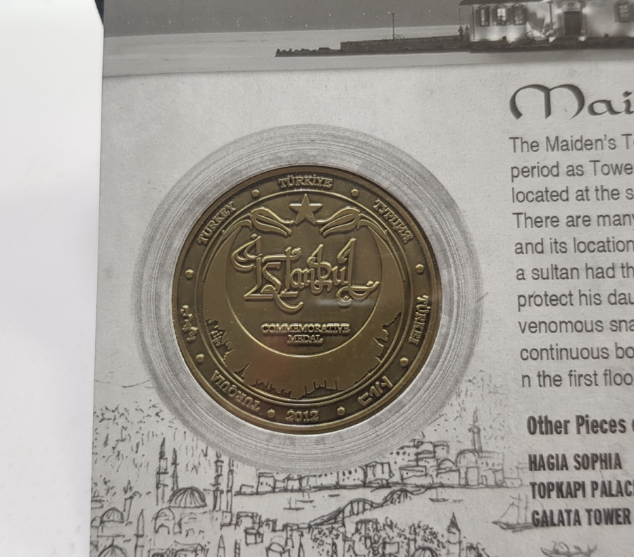KIZ KULESİ HATIRA MADALYA
