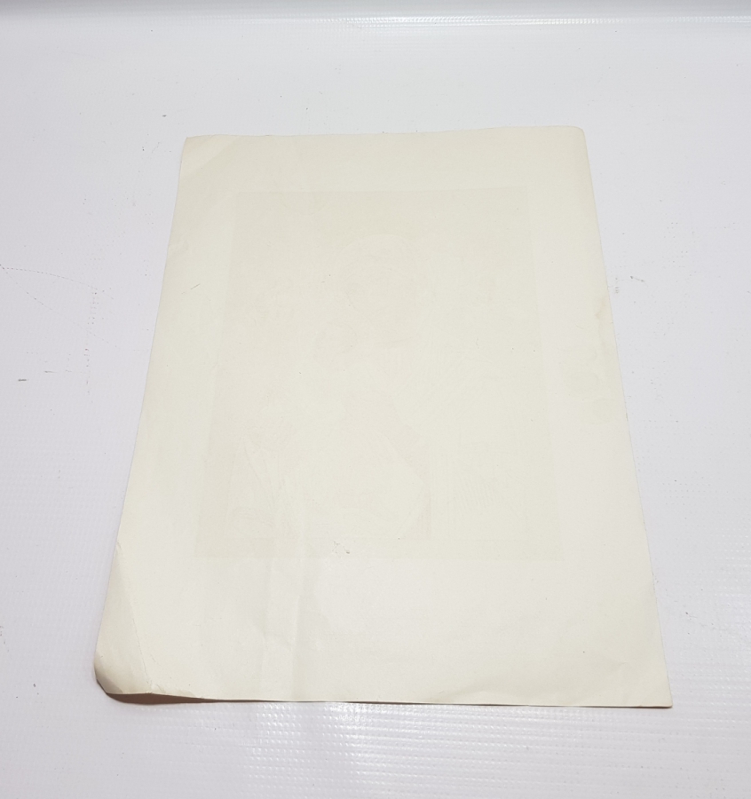 1927 TARİHLİ HIRİSTİYAN DİNİ AZİZE VE MELEKLER TEMALI DUVAR PANOSU