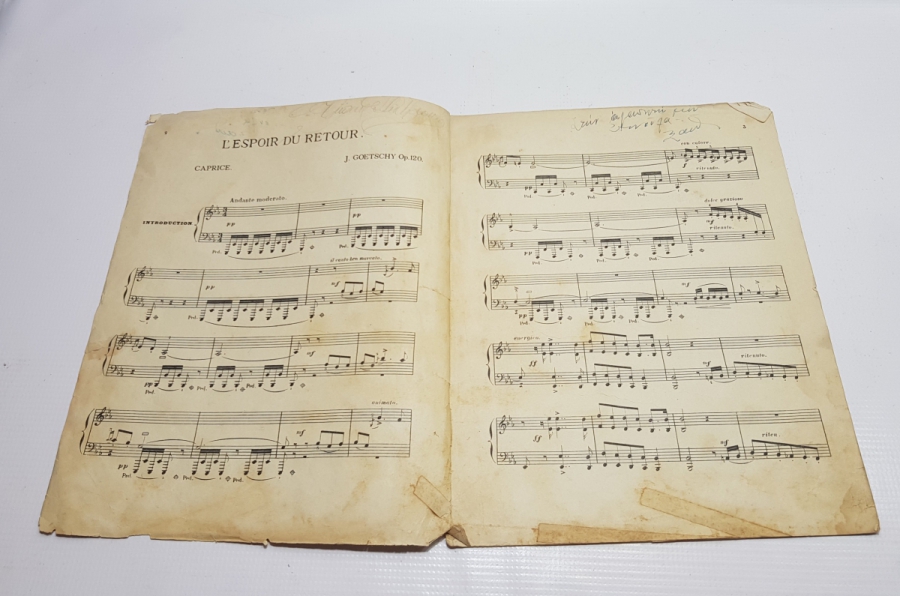 CONSTANTİNOPLE : OSMANLI DÖNEMİ PİYANO ŞARKI NOTALARI