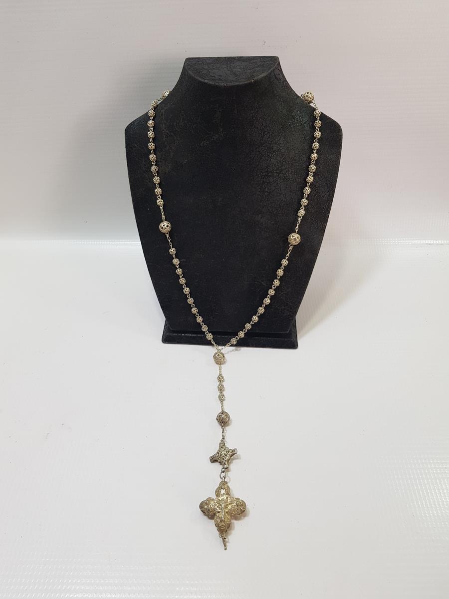 ANTİKA GÜMÜŞ PAPAZ TESPİHİ