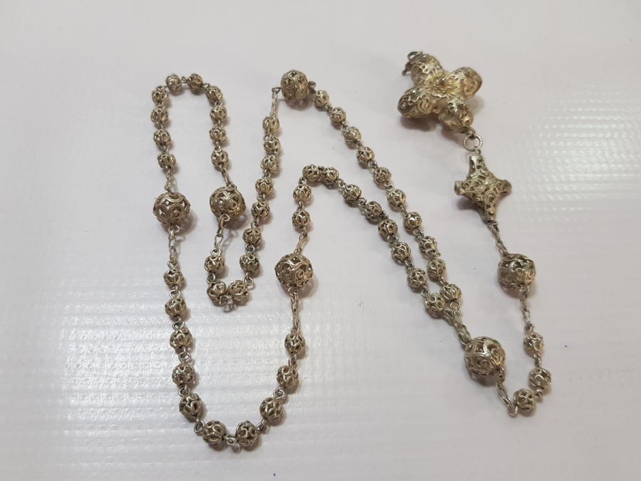 ANTİKA GÜMÜŞ PAPAZ TESPİHİ