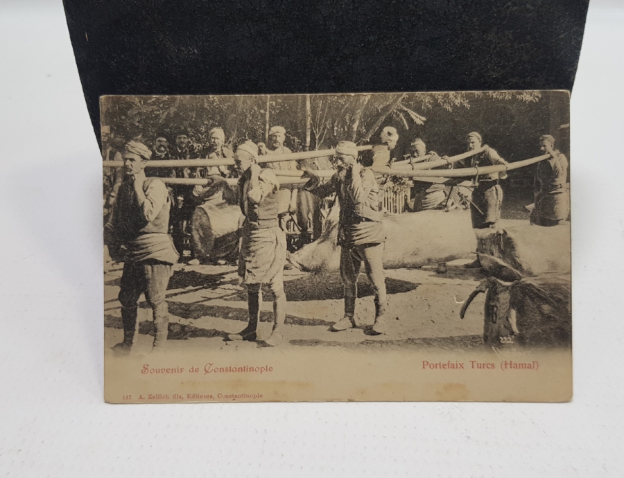 OSMANLI DÖNEMİ NADİR HAMALLAR KARTPOSTALI