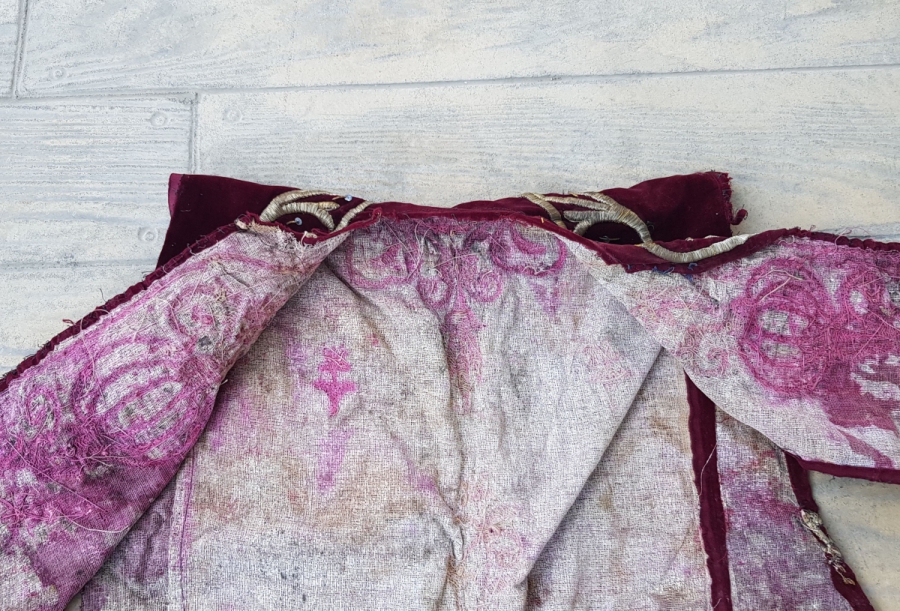 OSMANLI DÖNEMİ GÜMÜŞ SIRMA İŞLEMELİ BİNDALLI YELEK