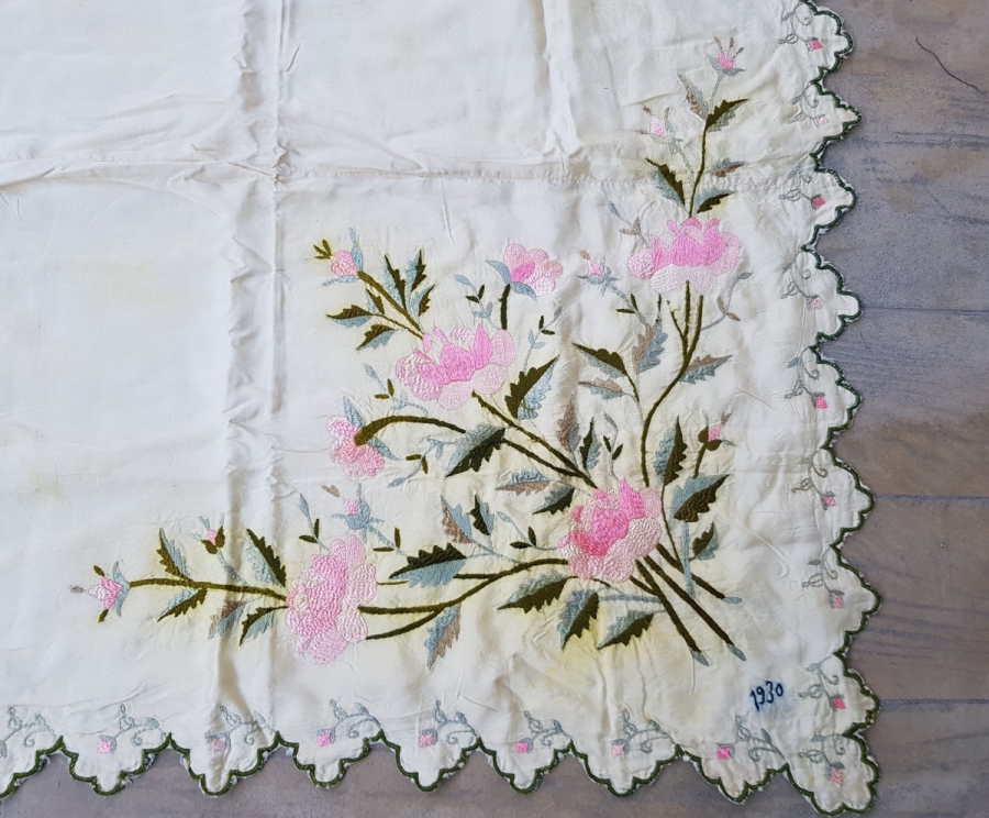 1930 TARİHLİ İPEK GELİN BOHÇASI
