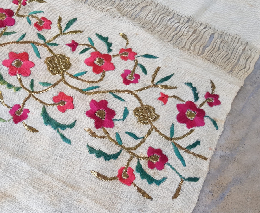 OSMANLICA DAMGALI 1853 TARİHLİ ÇOK NADİR HAVLU